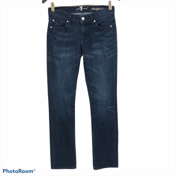 7 For All Mankind Denim - 7 For All Mankind Straight Leg Jeans Size 25